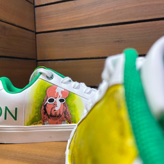 NIRVANA - KURT COBAIN x UNITED BENETTON WHITE CUSTOMS