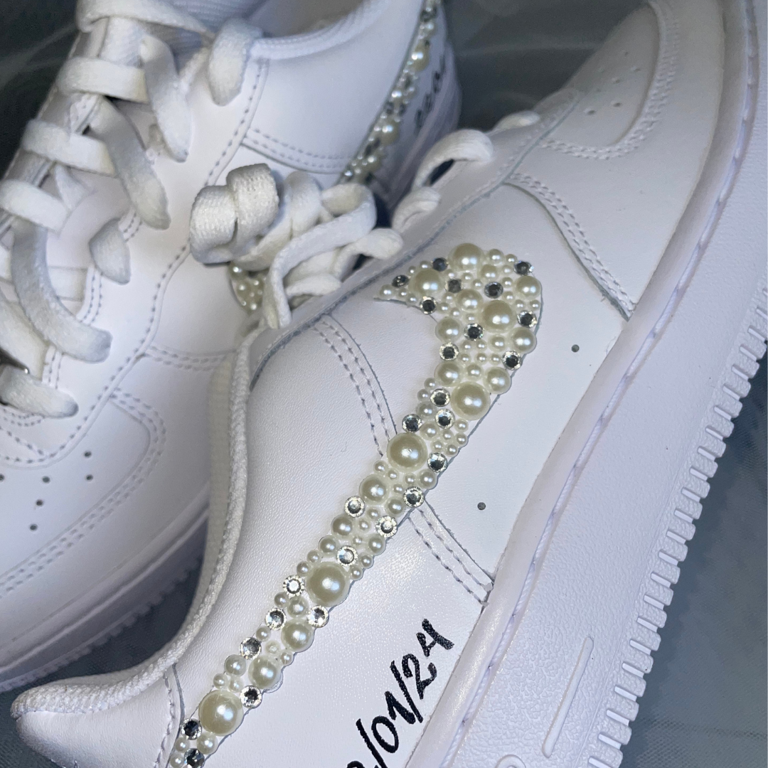 PRECIOUS PEARL x NIKE AF 1 CUSTOMS