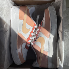 PEACH  X NIKE AF 1 CUSTOMS