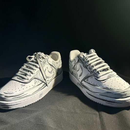 MONOCHROME CARTOON EFFECT X NIKE COURT VISION