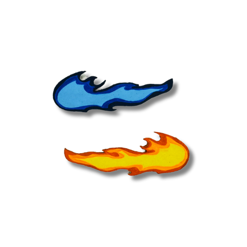 FIRE & WATER SWOOSH