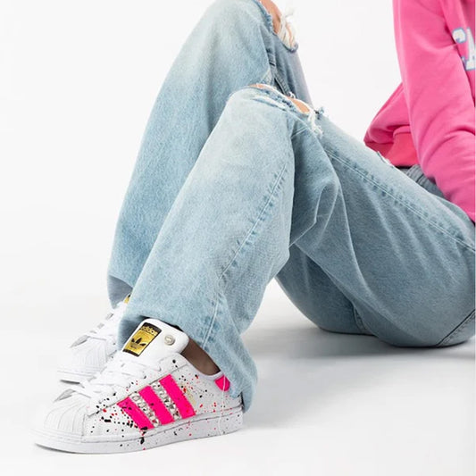 PINK FLUO X ADIDAS SUPERSTAR