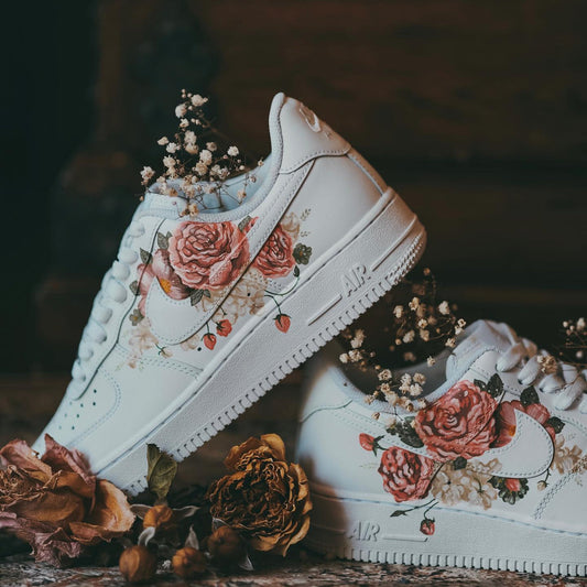 FLORAL BRIDAL X NIKE AF 1 CUSTOMS