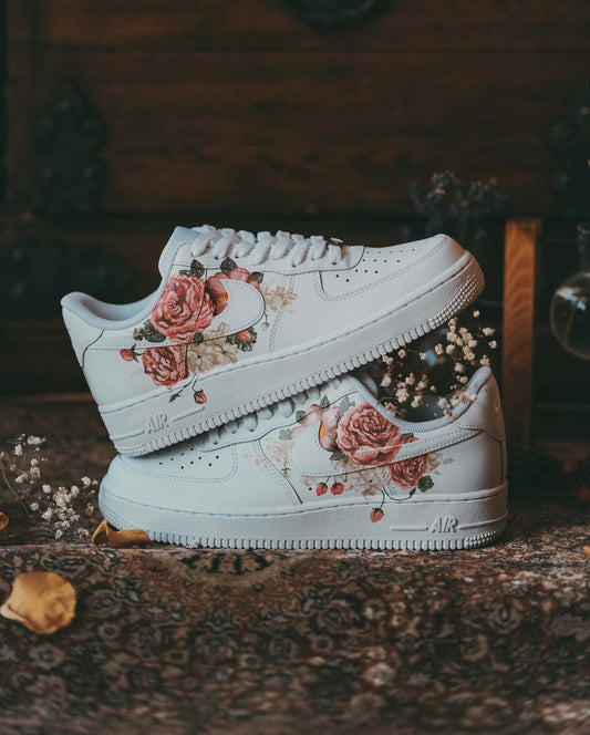 FLORAL BRIDAL X NIKE AF 1 CUSTOMS